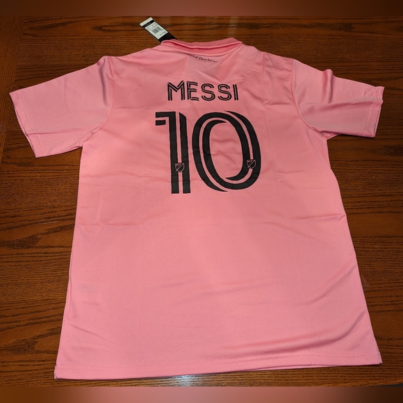 Mens 2XL Adidas Lionel Messi Pink Inter Miami CF 2023 Jersey Kit NEW NWT - Picture 2 of 6
